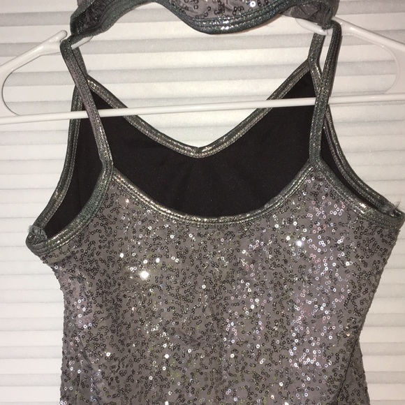 Curtain Call Sequin Tank with Attached Hood - Picture 5 of 6